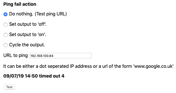 what if a loopback ping fails