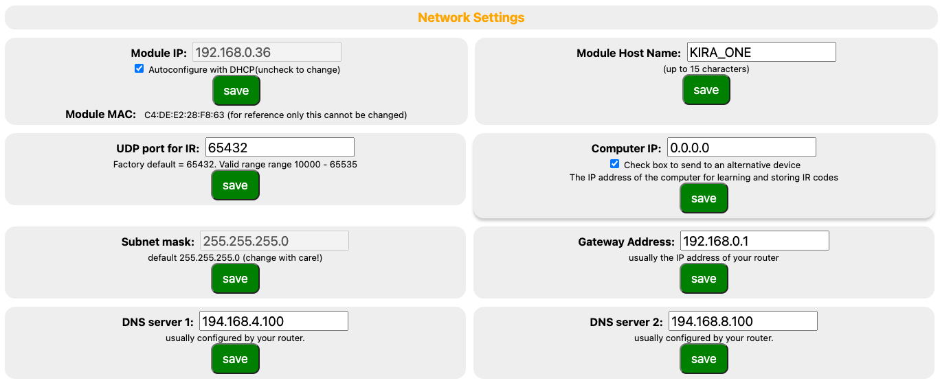 KiraOne_network_settings
